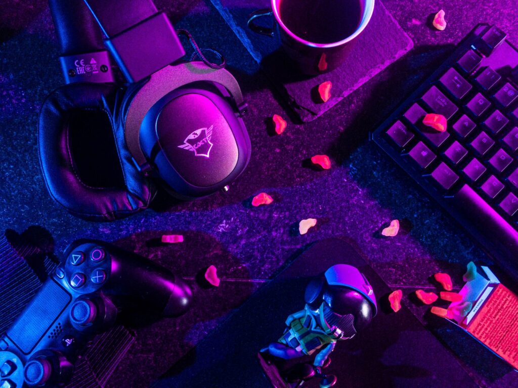 Casual games illustration
